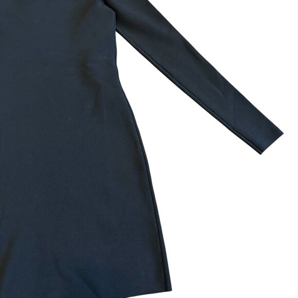 Alexander Wang Black Fitted Bodycon Dress Turtle Neck Cold Shoulder Size Small - Picture 10 of 12